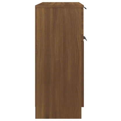 Skjenk brun eik 60x30x70 cm konstruert tre