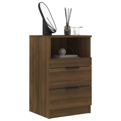 Nattbord Sengbord Brun Eik