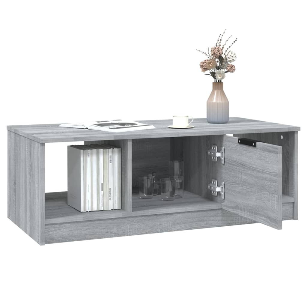 Salongbord Sofabord Sonoma Grå 102x50x36 cm