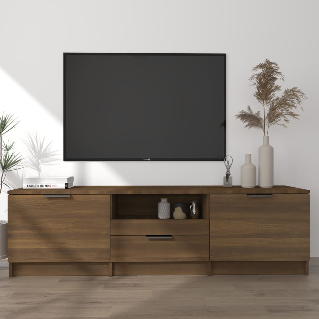 TV-Møbel Brun Eik TV-benk 140x35x40 cm