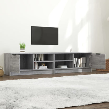 TV-Møbel Sonoma Grå Tv-benker 2 stk 80x35x36,5 cm