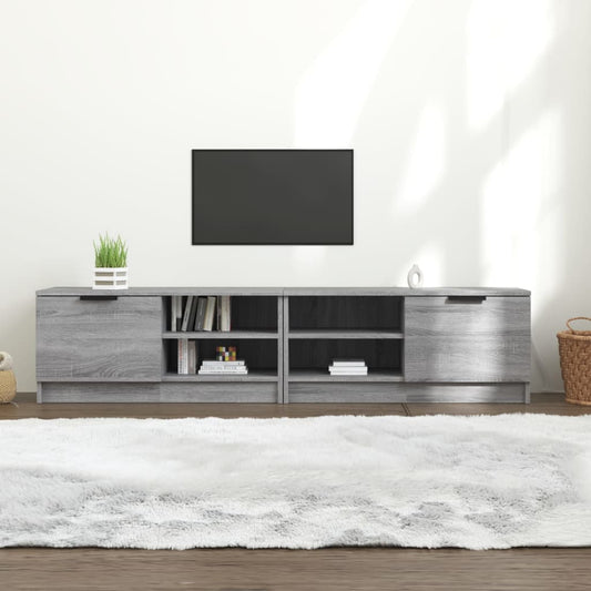 TV-Møbel Sonoma Grå Tv-benker 2 stk 80x35x36,5 cm