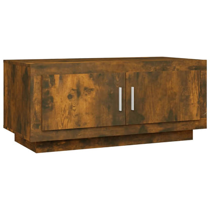 Salongbord Sofabord Røkt Eik 102x50x45 cm
