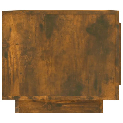 Salongbord Sofabord Røkt Eik 102x50x45 cm