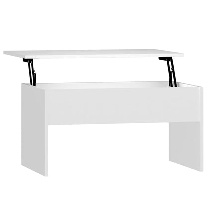 Salongbord Sofabord Hvit 80x50,5x41,5 cm