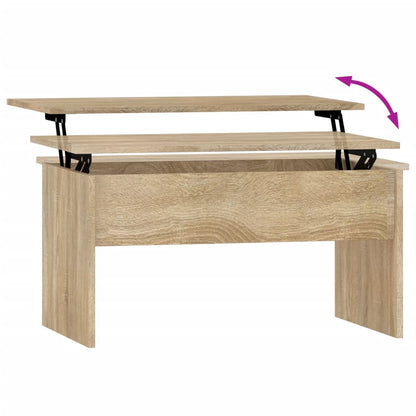 Salongbord Sofabord Sonoma Eik 80x50,5x41,5 cm