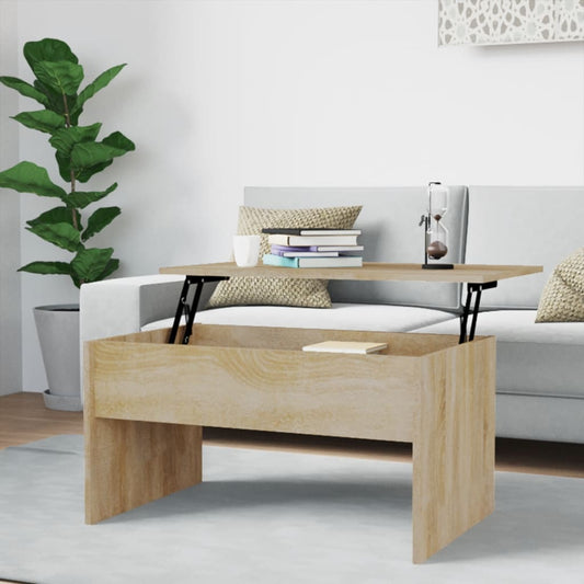 Salongbord Sofabord Sonoma Eik 80x50,5x41,5 cm