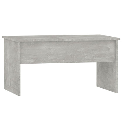 Salongbord Sofabord Betonggrå 80x50,5x41,5 cm