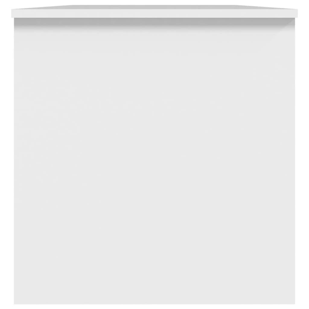 Salongbord Sofabord Hvit 102x50x52,5 cm