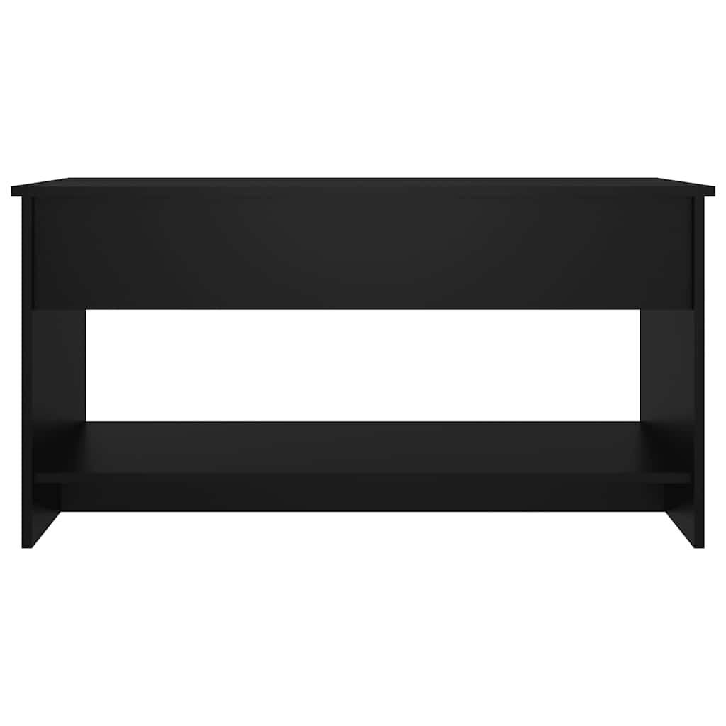 Salongbord Sofabord Svart 102x50x52,5 cm