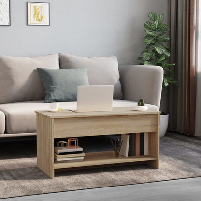Salongbord Sofabord Sonoma Eik 102x50x52,5 cm