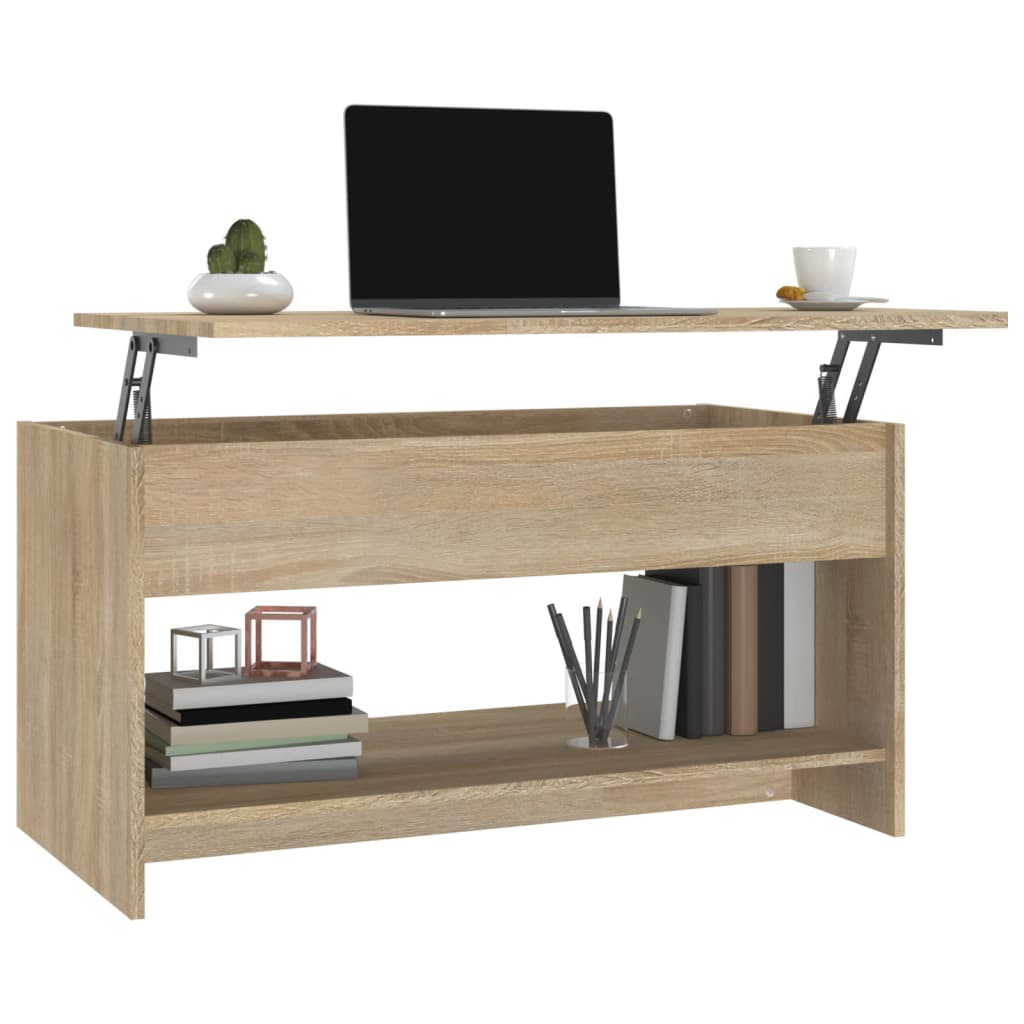 Salongbord Sofabord Sonoma Eik 102x50x52,5 cm