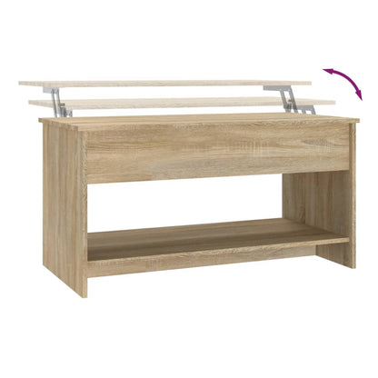 Salongbord Sofabord Sonoma Eik 102x50x52,5 cm