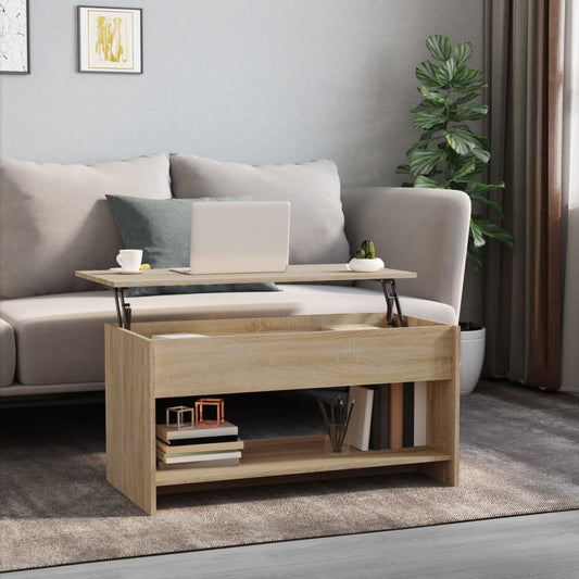 Salongbord Sofabord Sonoma Eik 102x50x52,5 cm