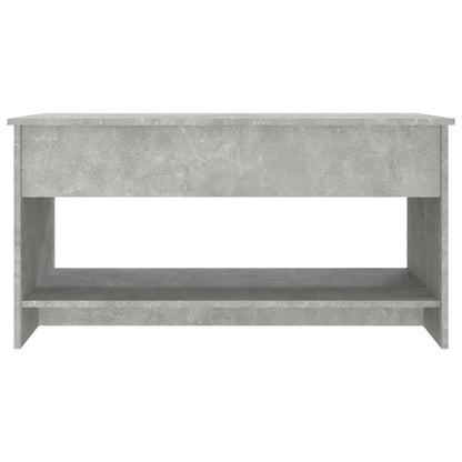 Salongbord Sofabord Betonggrå 102x50x52,5 cm