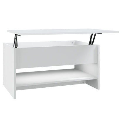 Salongbord Sofabord Hvit 80x50x40 cm