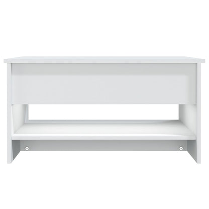 Salongbord Sofabord Hvit 80x50x40 cm