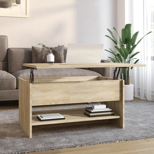 Salongbord Sofabord Sonoma Eik 80x50x40 cm