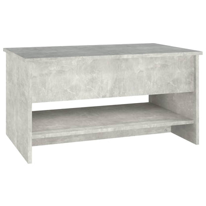 Salongbord Sofabord Betonggrå 80x50x40 cm