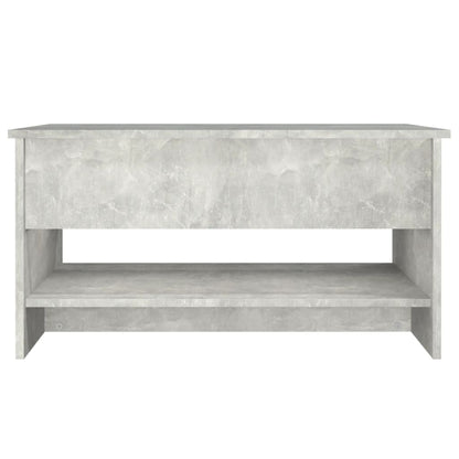 Salongbord Sofabord Betonggrå 80x50x40 cm