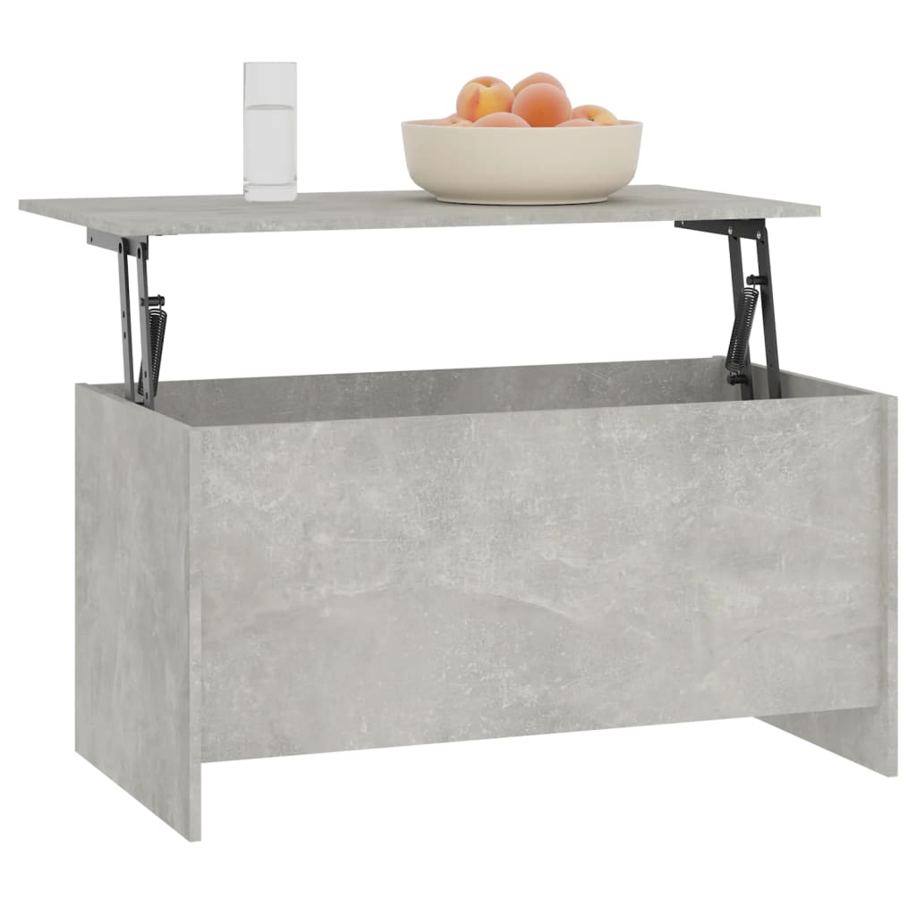 Salongbord Sofabord Betonggrå 102x55,5x52,5 cm