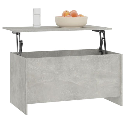Salongbord Sofabord Betonggrå 102x55,5x52,5 cm
