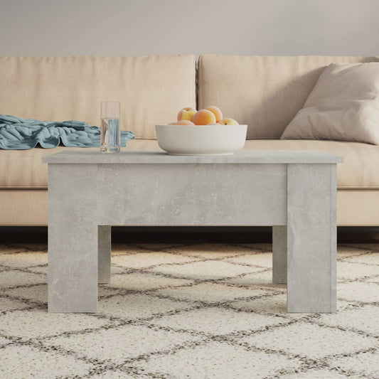 Salongbord Sofabord Betonggrå 79x49x41 cm