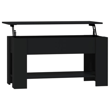 Salongbord Sofabord Svart 101x49x52 cm