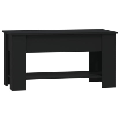 Salongbord Sofabord Svart 101x49x52 cm
