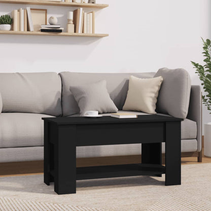 Salongbord Sofabord Svart 101x49x52 cm