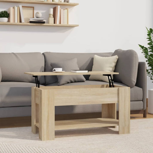 Salongbord Sofabord Sonoma Eik 101x49x52 cm