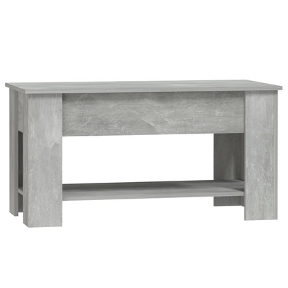 Salongbord Sofabord Betonggrå 101x49x52 cm