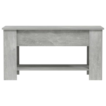 Salongbord Sofabord Betonggrå 101x49x52 cm