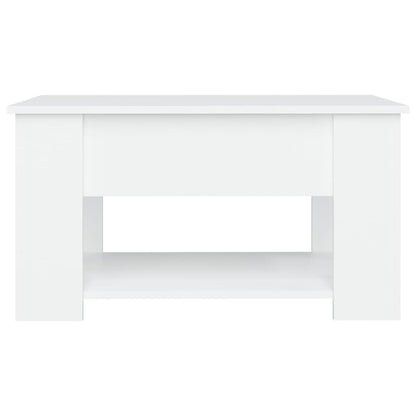 Salongbord Sofabord Hvit 79x49x41 cm