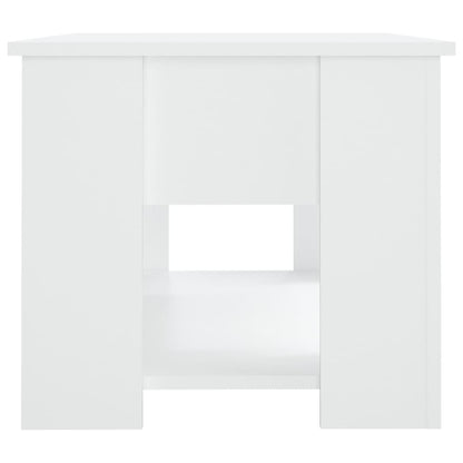 Salongbord Sofabord Hvit 79x49x41 cm