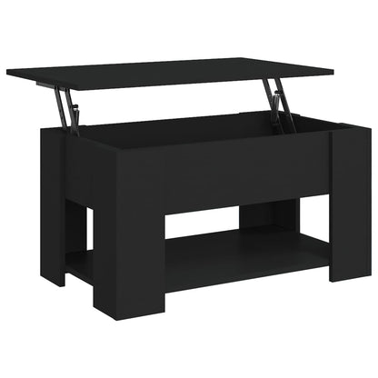 Salongbord Sofabord Svart 79x49x41 cm