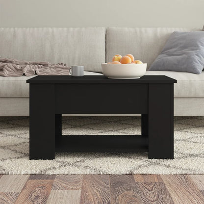 Salongbord Sofabord Svart 79x49x41 cm