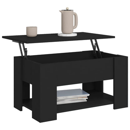 Salongbord Sofabord Svart 79x49x41 cm