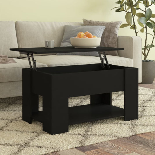 Salongbord Sofabord Svart 79x49x41 cm