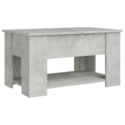 Salongbord Sofabord Betonggrå 79x49x41 cm