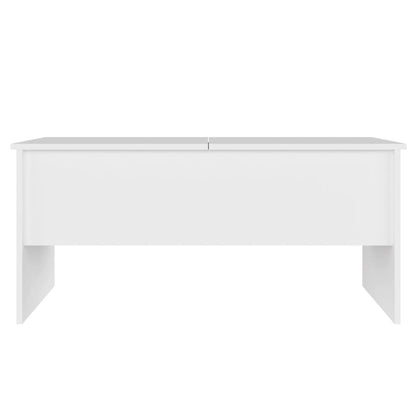 Salongbord Sofabord Hvit 102x50,5x46,5 cm