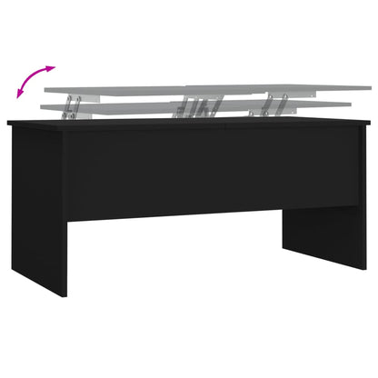 Salongbord Sofabord Svart 102x50,5x46,5 cm
