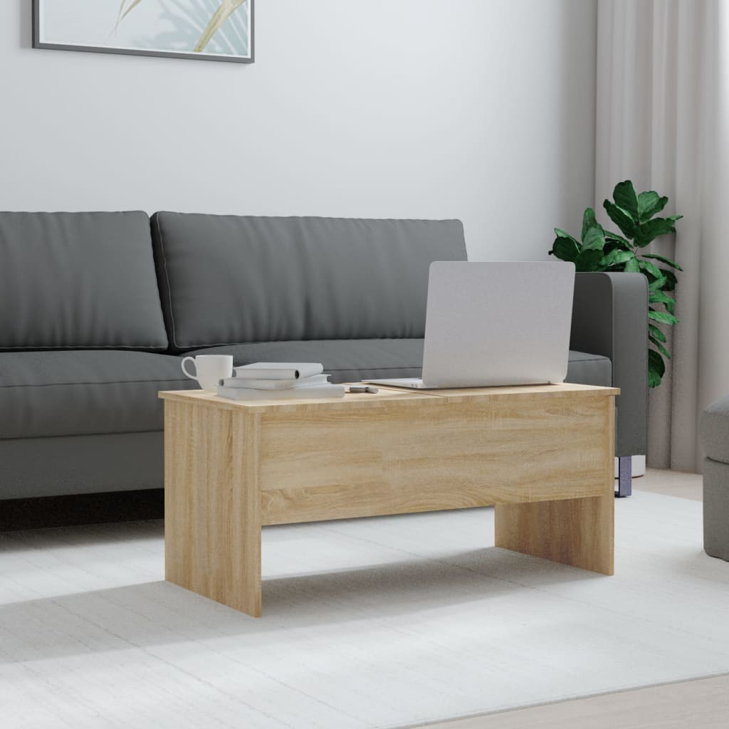 Salongbord Sofabord Sonoma Eik 102x50,5x46,5 cm