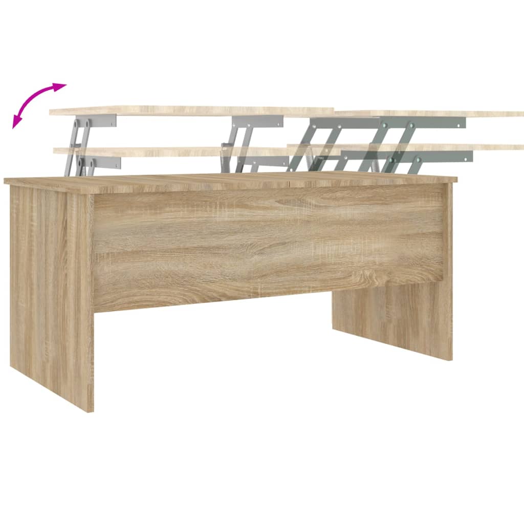 Salongbord Sofabord Sonoma Eik 102x50,5x46,5 cm