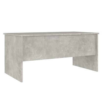 Salongbord Sofabord Betonggrå 102x50,5x46,5 cm