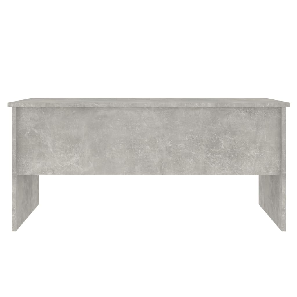 Salongbord Sofabord Betonggrå 102x50,5x46,5 cm