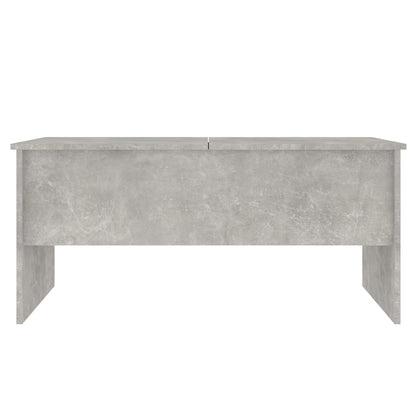 Salongbord Sofabord Betonggrå 102x50,5x46,5 cm