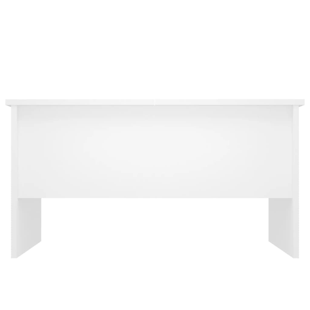Salongbord Sofabord Hvit 80x50x42,5 cm