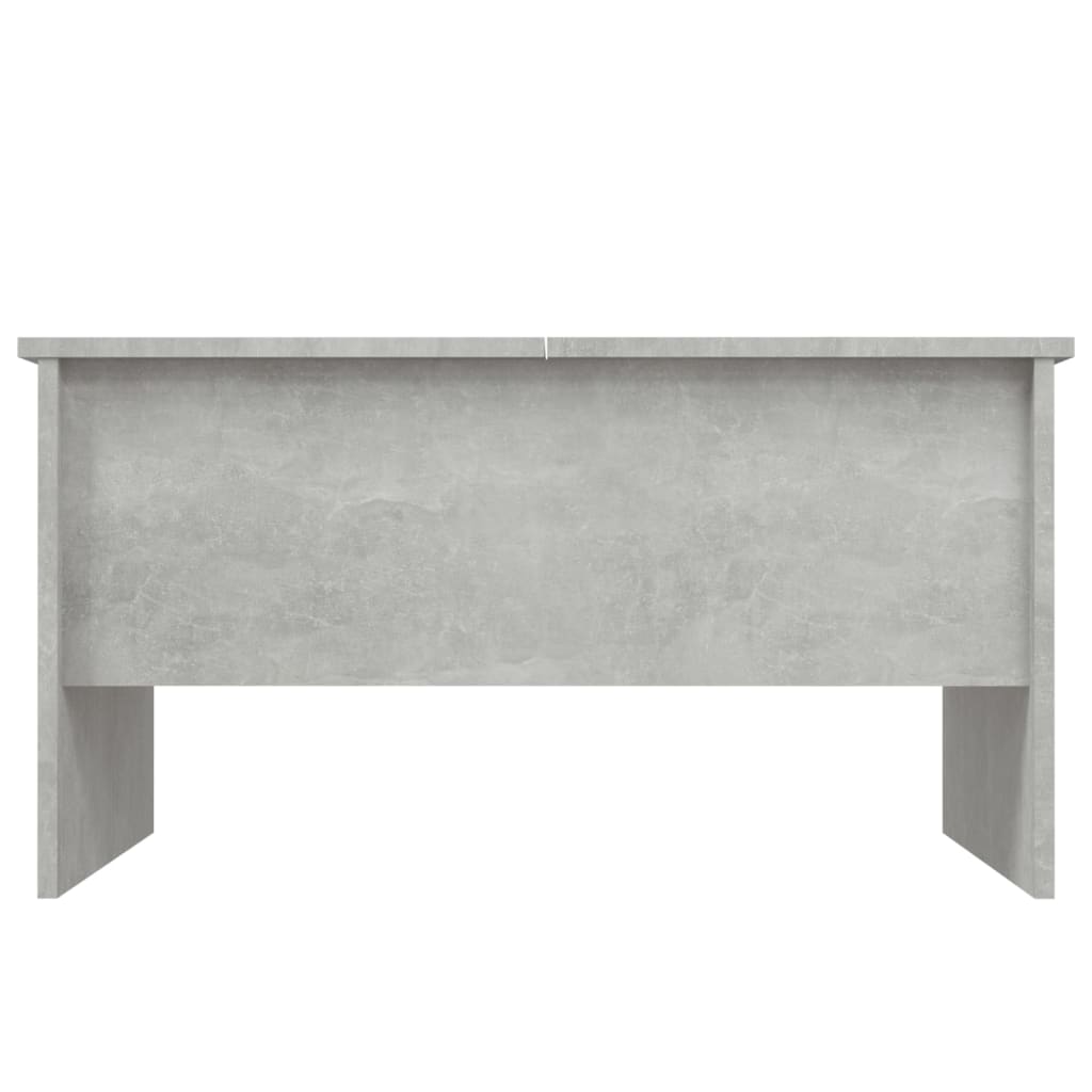 Salongbord Sofabord Betonggrå 80x50x42,5 cm