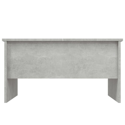 Salongbord Sofabord Betonggrå 80x50x42,5 cm